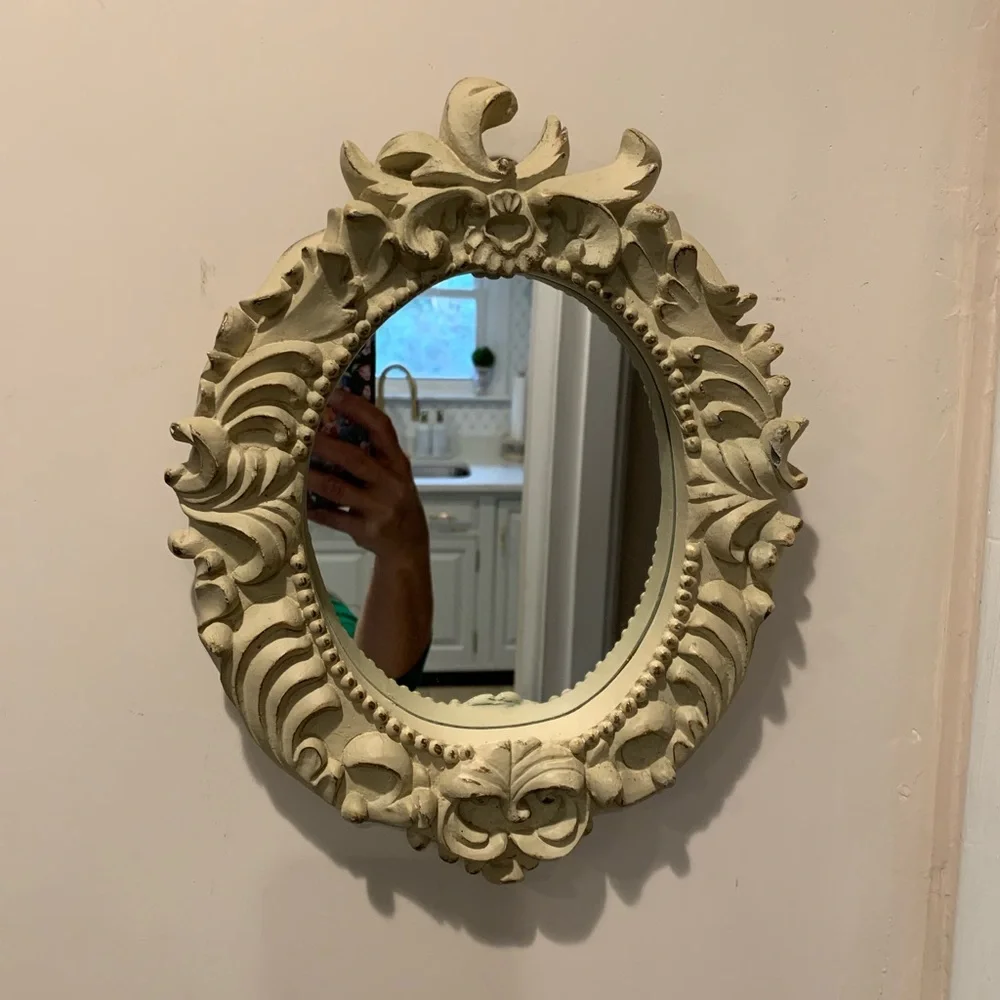 Vintage Parisian Style Wall Hanging mirror